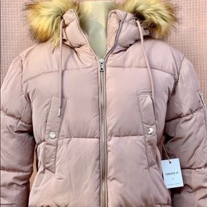 I am selling a pink puffer coat